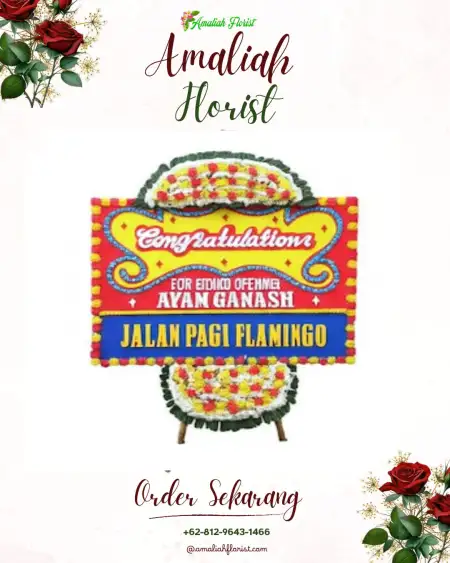 Sewa Papan Bunga Katur